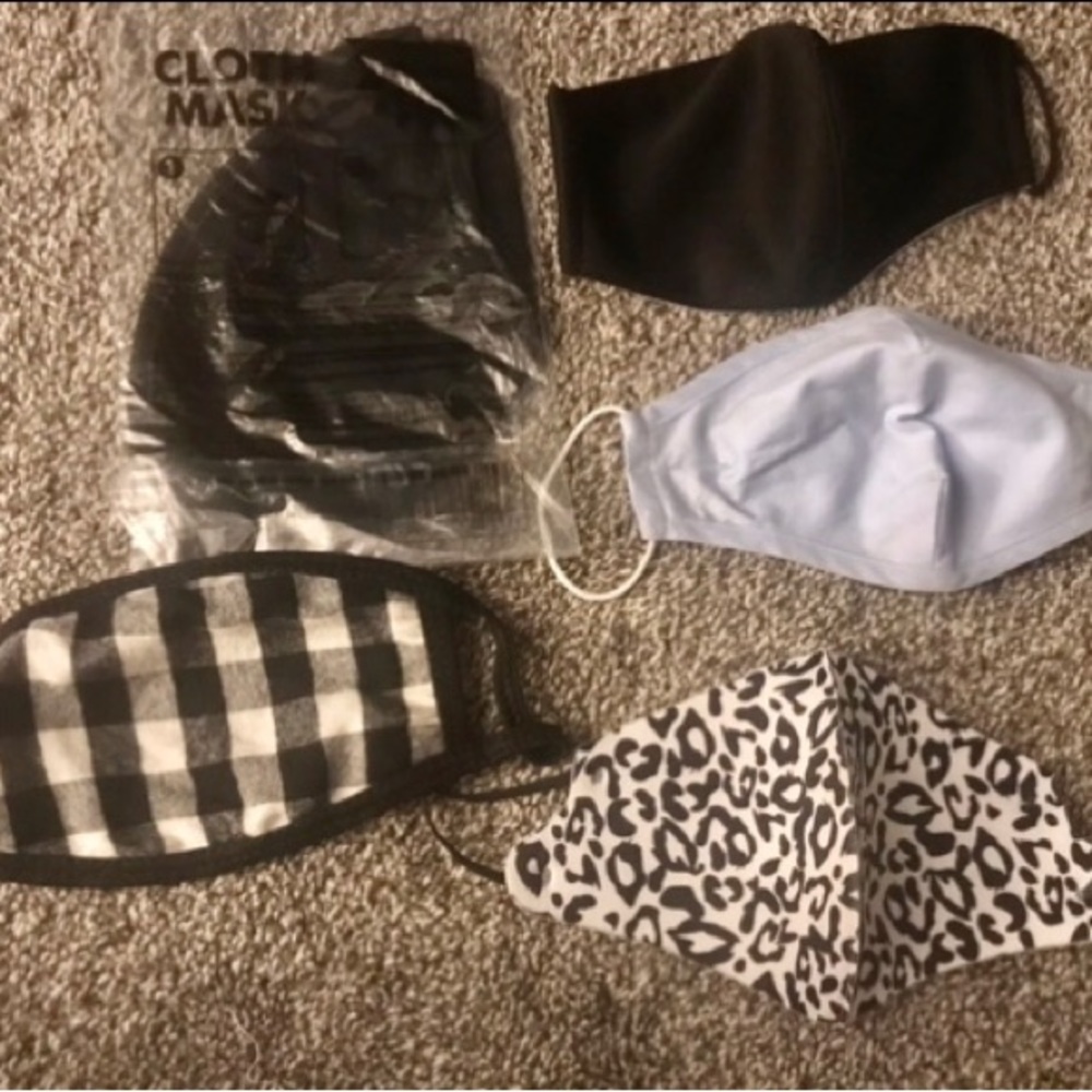 Set of 5 Face Masks